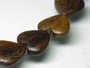 TOKO-BEADS PW308-08N Wooden bead (strand) 16mm PW308-08N ウッドビーズ（連） 16mm Asian bead & African bead  Handmade,Lampeork,bead,asia,india,ethnic,parts,accessory,beads とんぼ玉,ビーズ,トンボ玉,アジア,インド,エスニック,手作り,パーツ,アクセサリー