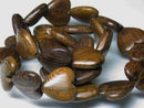 TOKO-BEADS PW308-08N Wooden bead (strand) 16mm PW308-08N ウッドビーズ（連） 16mm Asian bead & African bead  Handmade,Lampeork,bead,asia,india,ethnic,parts,accessory,beads とんぼ玉,ビーズ,トンボ玉,アジア,インド,エスニック,手作り,パーツ,アクセサリー