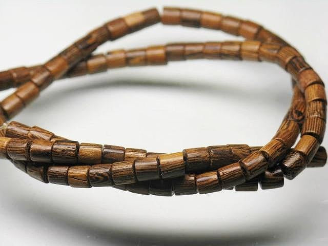 | TOKO-BEADS |PW308N-11 ウッドビーズ（連） 4mmとんぼ玉,ビーズ,トンボ玉,アジア,インド,エスニック,手作り,パーツ,アクセサリー