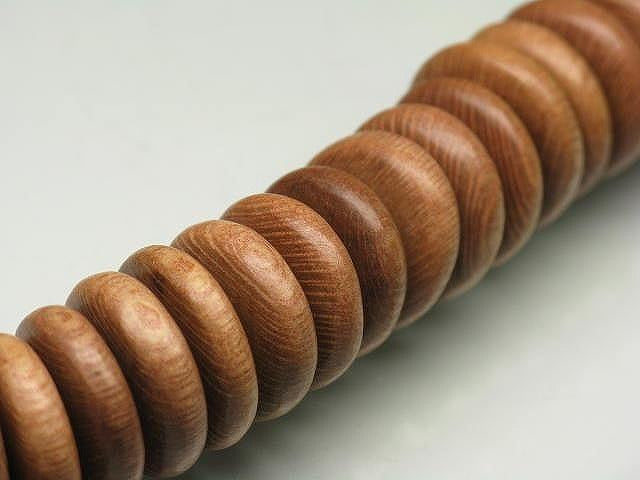PW309N-12 Wooden beads (strand) 15~17mm