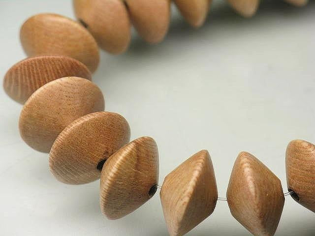 PW309N-14 Wooden beads (strand) 14~15mm