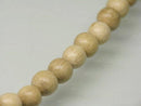 TOKO-BEADS PW310-15N Wooden bead (strand) 6.5mm PW310-15N ウッドビーズ（連） 6.5mm Asian bead & African bead  Handmade,Lampeork,bead,asia,india,ethnic,parts,accessory,beads とんぼ玉,ビーズ,トンボ玉,アジア,インド,エスニック,手作り,パーツ,アクセサリー