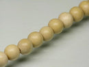 TOKO-BEADS PW310-16N Wooden bead (strand) 8.5mm PW310-16N ウッドビーズ（連） 8.5mm Asian bead & African bead  Handmade,Lampeork,bead,asia,india,ethnic,parts,accessory,beads とんぼ玉,ビーズ,トンボ玉,アジア,インド,エスニック,手作り,パーツ,アクセサリー