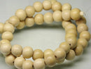 TOKO-BEADS PW310-16N Wooden bead (strand) 8.5mm PW310-16N ウッドビーズ（連） 8.5mm Asian bead & African bead  Handmade,Lampeork,bead,asia,india,ethnic,parts,accessory,beads とんぼ玉,ビーズ,トンボ玉,アジア,インド,エスニック,手作り,パーツ,アクセサリー