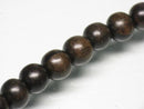 TOKO-BEADS PW311-05N Wooden bead (strand) 8mm PW311-05N ウッドビーズ（連） 8mm Asian bead & African bead  Handmade,Lampeork,bead,asia,india,ethnic,parts,accessory,beads とんぼ玉,ビーズ,トンボ玉,アジア,インド,エスニック,手作り,パーツ,アクセサリー