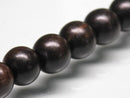 TOKO-BEADS PW311-06N Wooden bead (strand) 10mm PW311-06N ウッドビーズ（連） 10mm Asian bead & African bead  Handmade,Lampeork,bead,asia,india,ethnic,parts,accessory,beads とんぼ玉,ビーズ,トンボ玉,アジア,インド,エスニック,手作り,パーツ,アクセサリー