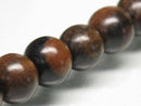 TOKO-BEADS PW311-07N Wooden bead (strand) 12mm PW311-07N ウッドビーズ（連） 12mm Asian bead & African bead  Handmade,Lampeork,bead,asia,india,ethnic,parts,accessory,beads とんぼ玉,ビーズ,トンボ玉,アジア,インド,エスニック,手作り,パーツ,アクセサリー
