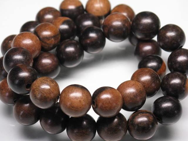 | TOKO-BEADS |PW311N-07 ウッドビーズ（連） 12mmとんぼ玉,ビーズ,トンボ玉,アジア,インド,エスニック,手作り,パーツ,アクセサリー