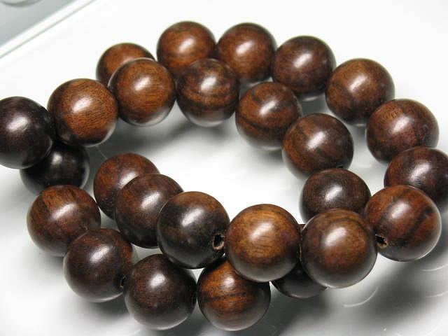 | TOKO-BEADS |PW311N-08 ウッドビーズ（連） 15mmとんぼ玉,ビーズ,トンボ玉,アジア,インド,エスニック,手作り,パーツ,アクセサリー