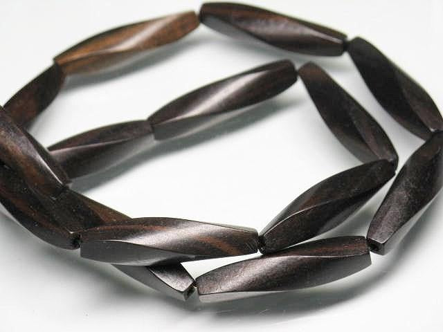 TOKO-BEADS PW311N-10 Wooden bead (strand) 7mm PW311N-10 ウッドビーズ（連） 7mm Asian bead & African bead  Handmade,Lampeork,bead,asia,india,ethnic,parts,accessory,beads とんぼ玉,ビーズ,トンボ玉,アジア,インド,エスニック,手作り,パーツ,アクセサリー