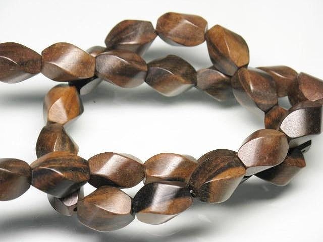 TOKO-BEADS PW311N-12 Wooden bead (strand) 11mm PW311N-12 ウッドビーズ（連） 11mm Asian bead & African bead  Handmade,Lampeork,bead,asia,india,ethnic,parts,accessory,beads とんぼ玉,ビーズ,トンボ玉,アジア,インド,エスニック,手作り,パーツ,アクセサリー