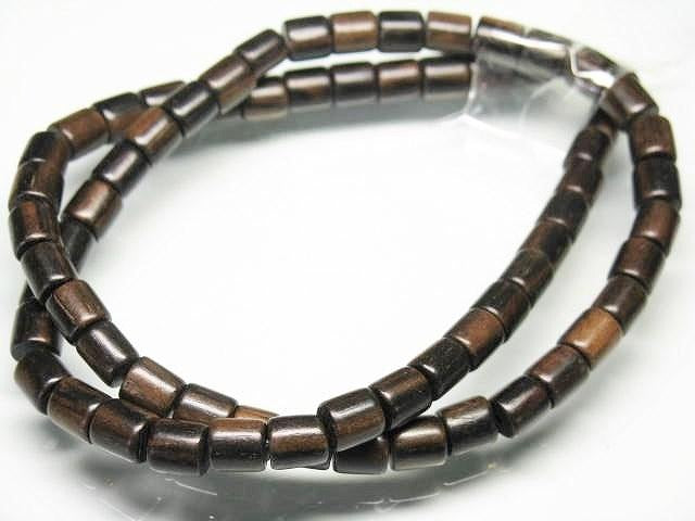 | TOKO-BEADS |PW311N-18 ウッドビーズ（連） 6mmとんぼ玉,ビーズ,トンボ玉,アジア,インド,エスニック,手作り,パーツ,アクセサリー