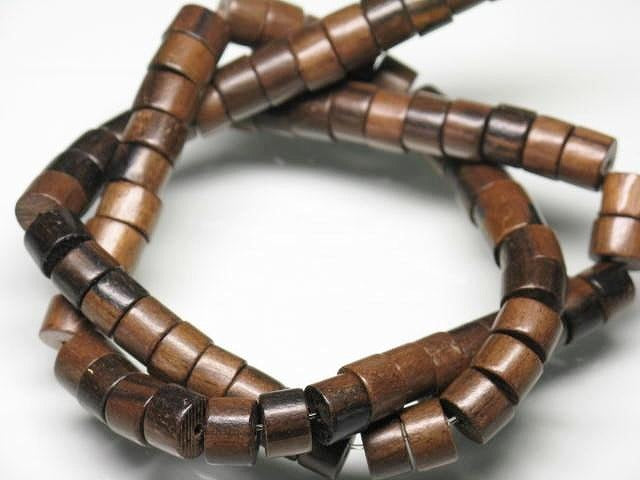 | TOKO-BEADS |PW311N-24 ウッドビーズ（連） 7.5mmとんぼ玉,ビーズ,トンボ玉,アジア,インド,エスニック,手作り,パーツ,アクセサリー