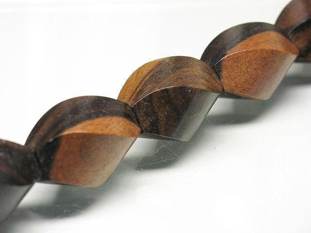 TOKO-BEADS PW311N-27 Wooden bead (strand) 18mm PW311N-27 ウッドビーズ（連） 18mm Asian bead & African bead  Handmade,Lampeork,bead,asia,india,ethnic,parts,accessory,beads とんぼ玉,ビーズ,トンボ玉,アジア,インド,エスニック,手作り,パーツ,アクセサリー