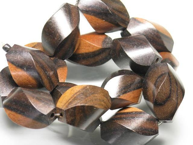 TOKO-BEADS PW311N-27 Wooden bead (strand) 18mm PW311N-27 ウッドビーズ（連） 18mm Asian bead & African bead  Handmade,Lampeork,bead,asia,india,ethnic,parts,accessory,beads とんぼ玉,ビーズ,トンボ玉,アジア,インド,エスニック,手作り,パーツ,アクセサリー