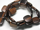 TOKO-BEADS PW311-30N Wooden bead (strand) 16mm PW311-30N ウッドビーズ（連） 16mm Asian bead & African bead  Handmade,Lampeork,bead,asia,india,ethnic,parts,accessory,beads とんぼ玉,ビーズ,トンボ玉,アジア,インド,エスニック,手作り,パーツ,アクセサリー