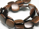 TOKO-BEADS PW311-31N Wooden bead (strand) 20mm PW311-31N ウッドビーズ（連） 20mm Asian bead & African bead  Handmade,Lampeork,bead,asia,india,ethnic,parts,accessory,beads とんぼ玉,ビーズ,トンボ玉,アジア,インド,エスニック,手作り,パーツ,アクセサリー