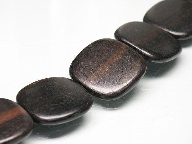 TOKO-BEADS PW311-32N Wooden bead (strand) 25mm PW311-32N ウッドビーズ（連） 25mm Asian bead & African bead  Handmade,Lampeork,bead,asia,india,ethnic,parts,accessory,beads とんぼ玉,ビーズ,トンボ玉,アジア,インド,エスニック,手作り,パーツ,アクセサリー