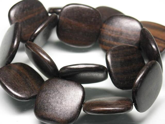 | TOKO-BEADS |PW311N-32 ウッドビーズ（連） 25mmとんぼ玉,ビーズ,トンボ玉,アジア,インド,エスニック,手作り,パーツ,アクセサリー