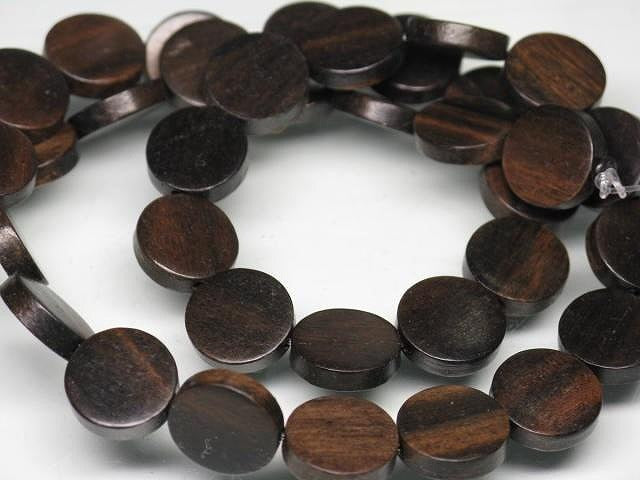 | TOKO-BEADS |PW311N-39 ウッドビーズ（連） 11.5mmとんぼ玉,ビーズ,トンボ玉,アジア,インド,エスニック,手作り,パーツ,アクセサリー