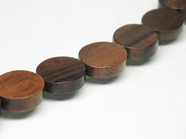 TOKO-BEADS PW311-40N Wooden bead (strand) 15mm PW311-40N ウッドビーズ（連） 15mm Asian bead & African bead  Handmade,Lampeork,bead,asia,india,ethnic,parts,accessory,beads とんぼ玉,ビーズ,トンボ玉,アジア,インド,エスニック,手作り,パーツ,アクセサリー
