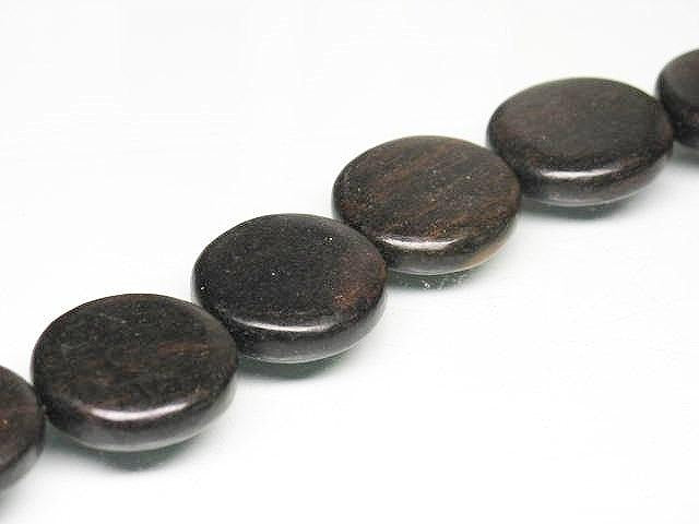 TOKO-BEADS PW311-42N Wooden bead (strand) 20mm PW311-42N ウッドビーズ（連） 20mm Asian bead & African bead  Handmade,Lampeork,bead,asia,india,ethnic,parts,accessory,beads とんぼ玉,ビーズ,トンボ玉,アジア,インド,エスニック,手作り,パーツ,アクセサリー