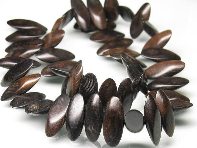 TOKO-BEADS PW311-52N Wooden bead (strand) 21.5mm PW311-52N ウッドビーズ（連） 21.5mm Asian bead & African bead  Handmade,Lampeork,bead,asia,india,ethnic,parts,accessory,beads とんぼ玉,ビーズ,トンボ玉,アジア,インド,エスニック,手作り,パーツ,アクセサリー