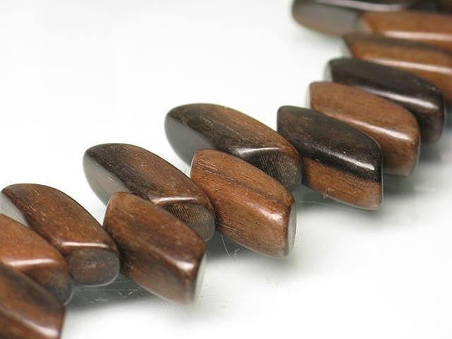 TOKO-BEADS PW311-53N Wooden bead (strand) 19mm PW311-53N ウッドビーズ（連） 19mm Asian bead & African bead  Handmade,Lampeork,bead,asia,india,ethnic,parts,accessory,beads とんぼ玉,ビーズ,トンボ玉,アジア,インド,エスニック,手作り,パーツ,アクセサリー