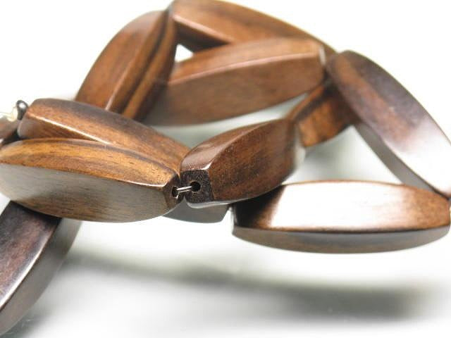 TOKO-BEADS PW311-56N Wooden bead (strand) 12.5mm PW311-56N ウッドビーズ（連） 12.5mm Asian bead & African bead  Handmade,Lampeork,bead,asia,india,ethnic,parts,accessory,beads とんぼ玉,ビーズ,トンボ玉,アジア,インド,エスニック,手作り,パーツ,アクセサリー