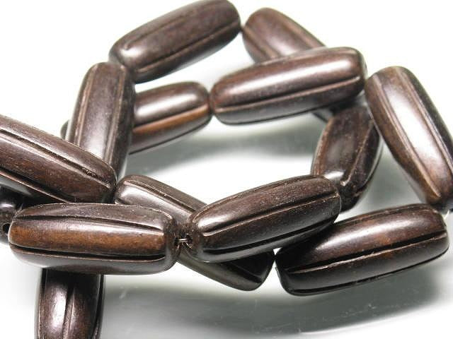TOKO-BEADS PW311-57N Wooden bead (strand) 11mm PW311-57N ウッドビーズ（連） 11mm Asian bead & African bead  Handmade,Lampeork,bead,asia,india,ethnic,parts,accessory,beads とんぼ玉,ビーズ,トンボ玉,アジア,インド,エスニック,手作り,パーツ,アクセサリー