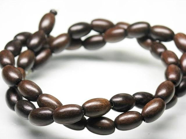 | TOKO-BEADS |PW311N-60 ウッドビーズ（連） 6.5mmとんぼ玉,ビーズ,トンボ玉,アジア,インド,エスニック,手作り,パーツ,アクセサリー