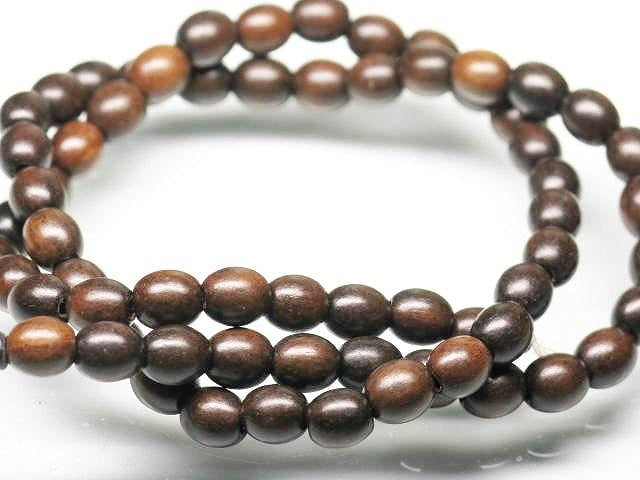 | TOKO-BEADS |PW311N-61 ウッドビーズ（連） 5.5mmとんぼ玉,ビーズ,トンボ玉,アジア,インド,エスニック,手作り,パーツ,アクセサリー