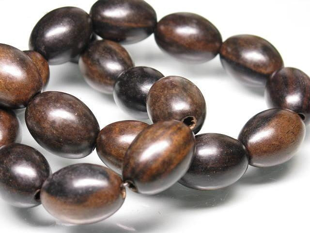 | TOKO-BEADS |PW311N-63 ウッドビーズ（連） 15.5mmとんぼ玉,ビーズ,トンボ玉,アジア,インド,エスニック,手作り,パーツ,アクセサリー