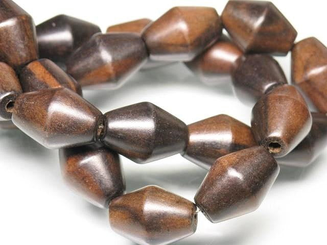 TOKO-BEADS PW311-65N Wooden bead (strand) 14mm PW311-65N ウッドビーズ（連） 14mm Asian bead & African bead  Handmade,Lampeork,bead,asia,india,ethnic,parts,accessory,beads とんぼ玉,ビーズ,トンボ玉,アジア,インド,エスニック,手作り,パーツ,アクセサリー