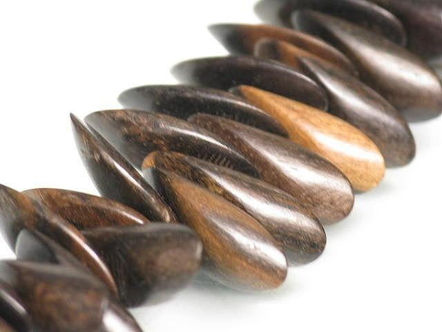 TOKO-BEADS PW311-68N Wooden bead (strand) 17.5mm PW311-68N ウッドビーズ（連） 17.5mm Asian bead & African bead  Handmade,Lampeork,bead,asia,india,ethnic,parts,accessory,beads とんぼ玉,ビーズ,トンボ玉,アジア,インド,エスニック,手作り,パーツ,アクセサリー