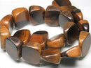 TOKO-BEADS PW311-70N Wooden bead (strand) 26mm PW311-70N ウッドビーズ（連） 26mm Asian bead & African bead  Handmade,Lampeork,bead,asia,india,ethnic,parts,accessory,beads とんぼ玉,ビーズ,トンボ玉,アジア,インド,エスニック,手作り,パーツ,アクセサリー