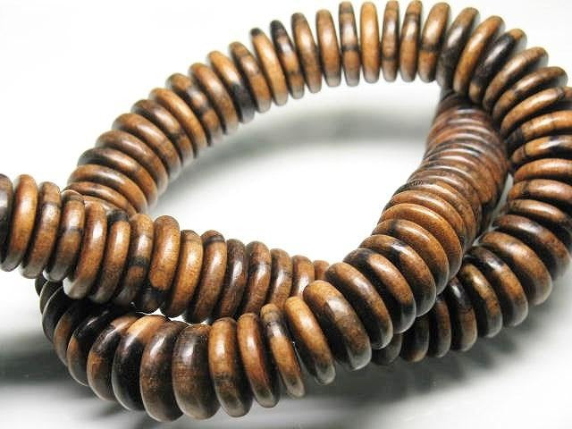 TOKO-BEADS PW311-80N Wooden bead (strand) 15~17mm PW311-80N ウッドビーズ（連） 15~17mm Asian bead & African bead  Handmade,Lampeork,bead,asia,india,ethnic,parts,accessory,beads とんぼ玉,ビーズ,トンボ玉,アジア,インド,エスニック,手作り,パーツ,アクセサリー