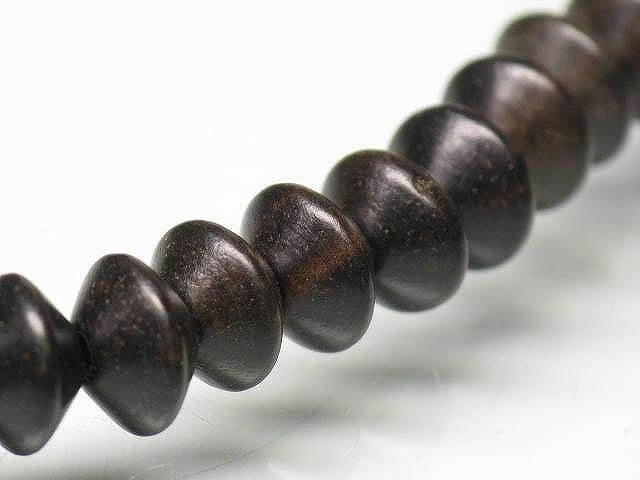 TOKO-BEADS PW311-83N Wooden bead (strand) 8mm PW311-83N ウッドビーズ（連） 8mm Asian bead & African bead  Handmade,Lampeork,bead,asia,india,ethnic,parts,accessory,beads とんぼ玉,ビーズ,トンボ玉,アジア,インド,エスニック,手作り,パーツ,アクセサリー