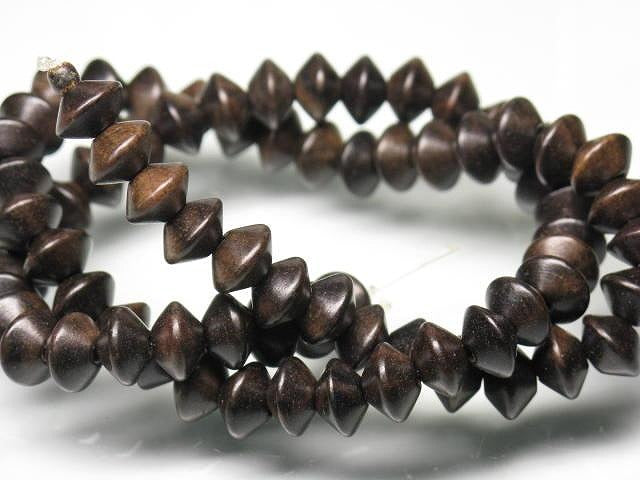 | TOKO-BEADS |PW311N-83 ウッドビーズ（連） 8mmとんぼ玉,ビーズ,トンボ玉,アジア,インド,エスニック,手作り,パーツ,アクセサリー