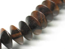 TOKO-BEADS PW311-85N Wooden bead (strand) 17.5mm PW311-85N ウッドビーズ（連） 17.5mm Asian bead & African bead  Handmade,Lampeork,bead,asia,india,ethnic,parts,accessory,beads とんぼ玉,ビーズ,トンボ玉,アジア,インド,エスニック,手作り,パーツ,アクセサリー