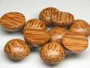 TOKO-BEADS PW406-02P Wooden Cabochon S (10pcs) 18mm PW406-02P ウッドカボションS（10個パック） 18mm Asian bead & African bead  Handmade,Lampeork,bead,asia,india,ethnic,parts,accessory,beads とんぼ玉,ビーズ,トンボ玉,アジア,インド,エスニック,手作り,パーツ,アクセサリー