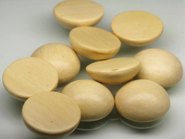 TOKO-BEADS PW410-03P Wooden Cabochon M (10pcs) 20mm PW410-03P ウッドカボションM（10個パック） 20mm Asian bead & African bead  Handmade,Lampeork,bead,asia,india,ethnic,parts,accessory,beads とんぼ玉,ビーズ,トンボ玉,アジア,インド,エスニック,手作り,パーツ,アクセサリー