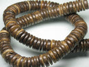 TOKO-BEADS PW501-03N Palm wood bead (strand) 12mm PW501-03N ココナッツビーズ（連） 12mm Asian bead & African bead  Handmade,Lampeork,bead,asia,india,ethnic,parts,accessory,beads とんぼ玉,ビーズ,トンボ玉,アジア,インド,エスニック,手作り,パーツ,アクセサリー