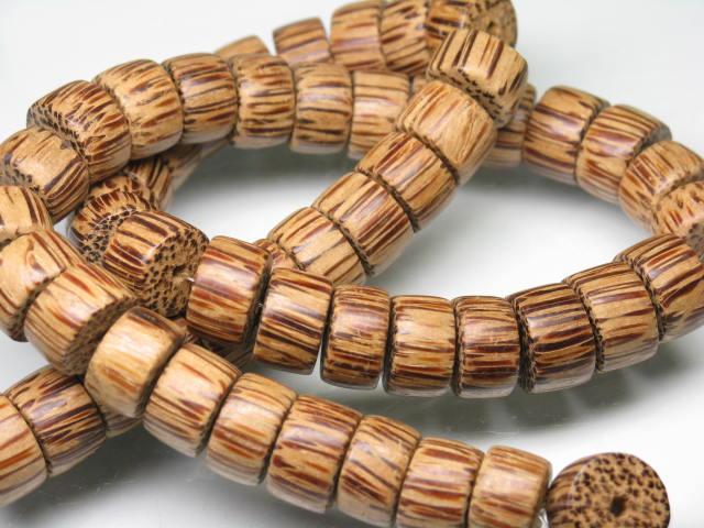 | TOKO-BEADS |PW501N-08 ココナッツビーズ（連） 12mmとんぼ玉,ビーズ,トンボ玉,アジア,インド,エスニック,手作り,パーツ,アクセサリー