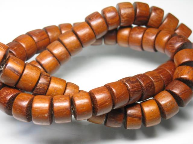 | TOKO-BEADS |PW501N-12 ウッドビーズ（連） 10~11mmとんぼ玉,ビーズ,トンボ玉,アジア,インド,エスニック,手作り,パーツ,アクセサリー