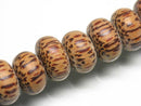 TOKO-BEADS PW999-06N Palm wood bead (strand) 13mm PW999-06N ココナッツビーズ（連） 13mm Asian bead & African bead  Handmade,Lampeork,bead,asia,india,ethnic,parts,accessory,beads とんぼ玉,ビーズ,トンボ玉,アジア,インド,エスニック,手作り,パーツ,アクセサリー