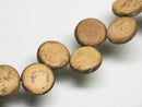 TOKO-BEADS PW999-08N Palm wood bead (strand) 10mm PW999-08N ココナッツビーズ（連） 10mm Asian bead & African bead  Handmade,Lampeork,bead,asia,india,ethnic,parts,accessory,beads とんぼ玉,ビーズ,トンボ玉,アジア,インド,エスニック,手作り,パーツ,アクセサリー