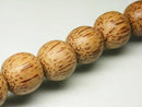 TOKO-BEADS PW999-15N Palm wood bead (strand) 15mm PW999-15N ココナッツビーズ（連） 15mm Asian bead & African bead  Handmade,Lampeork,bead,asia,india,ethnic,parts,accessory,beads とんぼ玉,ビーズ,トンボ玉,アジア,インド,エスニック,手作り,パーツ,アクセサリー