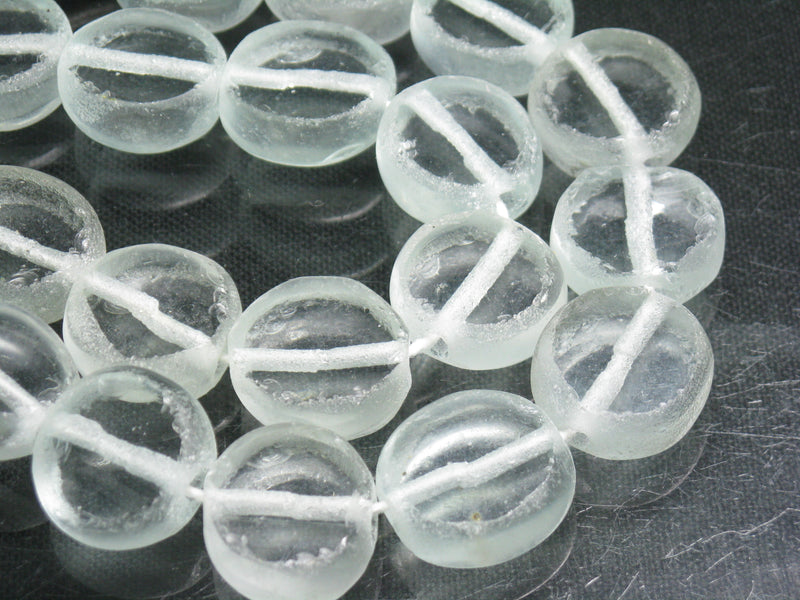 TOKO-BEADS RC001-37N Recycled Glass bead (strand) 16~19mm RC001-37N リサイクルガラスビーズ（連） 16~19mm Asian bead & African bead  Handmade,Lampeork,bead,asia,india,ethnic,parts,accessory,beads とんぼ玉,ビーズ,トンボ玉,アジア,インド,エスニック,手作り,パーツ,アクセサリー
