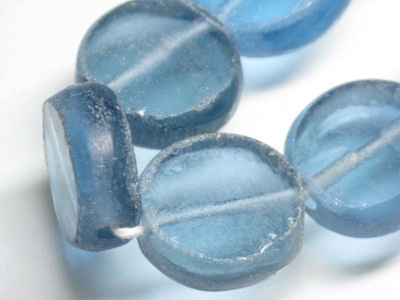 TOKO-BEADS RC001-38N Recycled Glass bead (strand) 17.5~19mm RC001-38N リサイクルガラスビーズ（連） 17.5~19mm Asian bead & African bead  Handmade,Lampeork,bead,asia,india,ethnic,parts,accessory,beads とんぼ玉,ビーズ,トンボ玉,アジア,インド,エスニック,手作り,パーツ,アクセサリー
